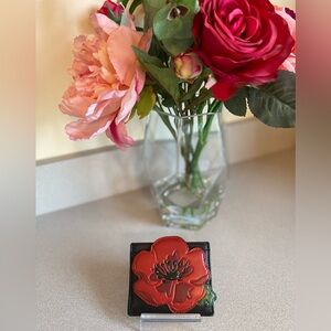 Kate Spade Rare Ooh La La Poppy Card Holder